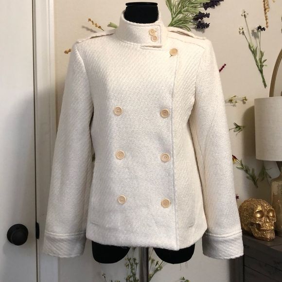 Theory Jackets & Blazers - Theory Sisen Journey Jacket Twill Pea Coat NWT